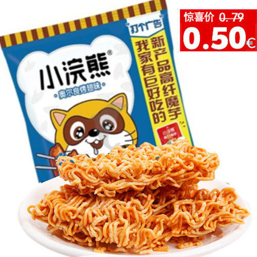 图片 统一 小浣熊 干脆面 奥尔良烤翅味 蓝袋 35g