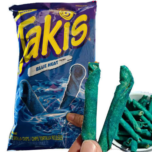 图片 网红Takis 玉米脆卷 Blue Heat 香辣椒味 100g