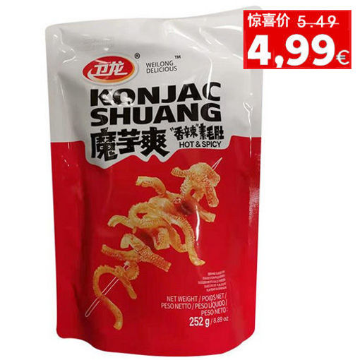 图片 卫龙 魔芋爽 香辣味 252g 日期见内页