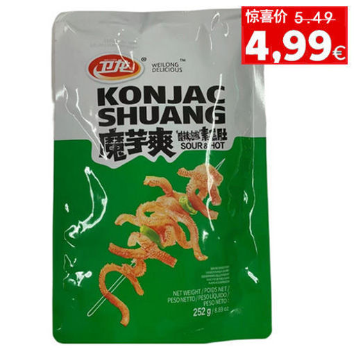图片 卫龙 魔芋爽 酸辣味 252g 日期见内页
