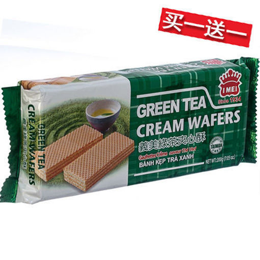 图片 台湾义美 绿茶夹心酥 152g 日期见内页