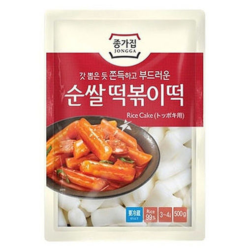 图片 韩国宗家府 年糕条 红袋 500g 日期见内页