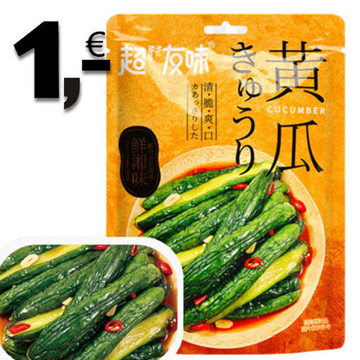 图片 超友味 鲜嫩黄瓜 鲜湘味 125g 日期 2026-03-22