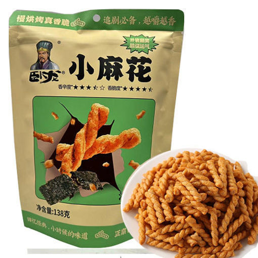 图片 卧龙 小麻花 海苔味 138g 