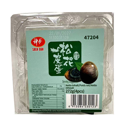 图片 神丹 松花蛋 皮蛋 4pcs. 272g