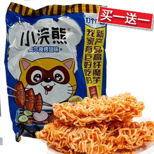 图片 买一送一! 统一 小浣熊 干脆面 奥尔良烤翅味 蓝袋 35g 日期 2026-06-12