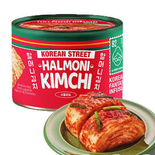 图片 韩国 罐装切片泡菜 160g