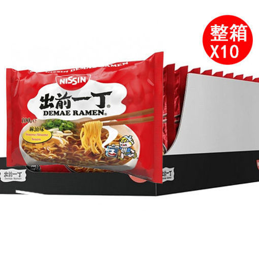 图片 整箱10包! 出前一丁 Sesame香麻油味 10x100g 日期见内页