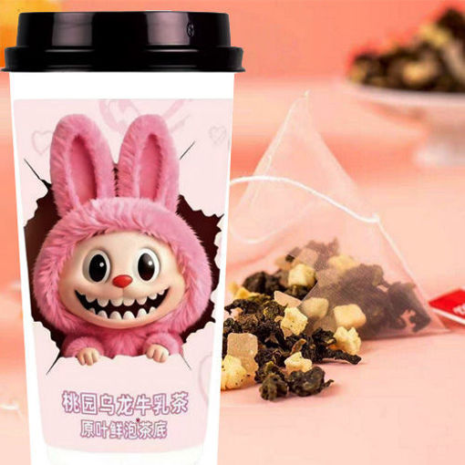 图片 鹿角巷 桃园乌龙牛乳茶奶茶 拉布布 93g