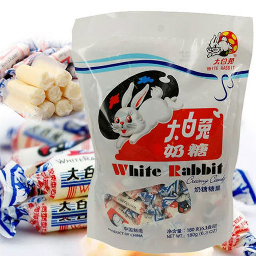 图片 大白兔 经典奶糖 家庭装 200g 日期见内页