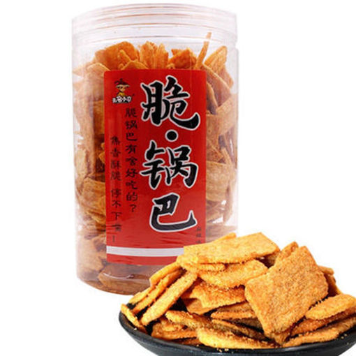 图片 无名小卒 脆锅巴 麻辣味210g 桶