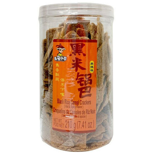图片 无名小卒 黑米锅巴 麻辣味 210g 桶