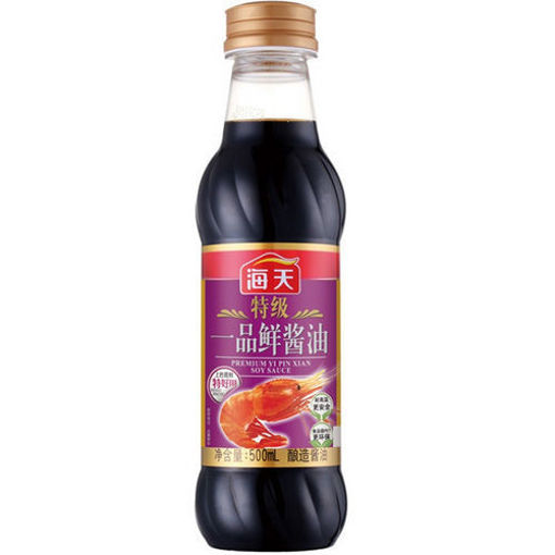 图片 海天 特级一品鲜酱油 500ml 日期见内页